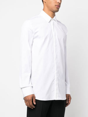 JIL SANDER Classic Cotton Poplin Shirt for Men - Straight Cut with Concealed Buttons