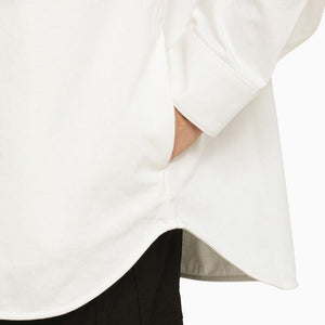 White Denim Shirt for Men: Classic Style and Comfort by JIL SANDER