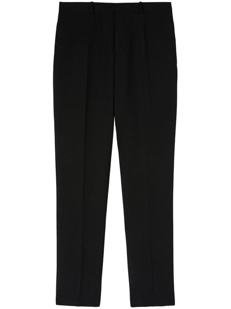 JIL SANDER Men's Slim Fit Flat Front Wool Gabardine Pants