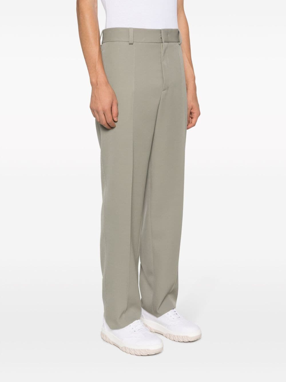 JIL SANDER Relaxed Fit Flat Front Trousers for Men