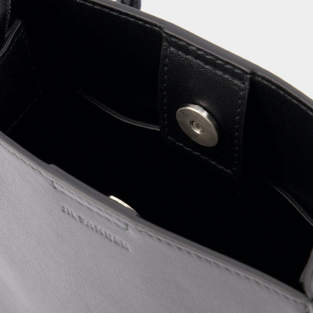 JIL SANDER Luxurious Black Crossbody Bag - SS24 Collection