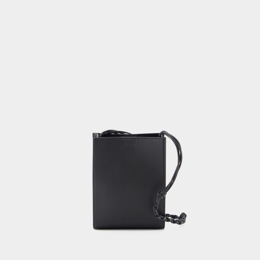 JIL SANDER Luxurious Black Crossbody Bag - SS24 Collection