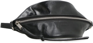 Túi đeo vai da đen nam thời trang FW23