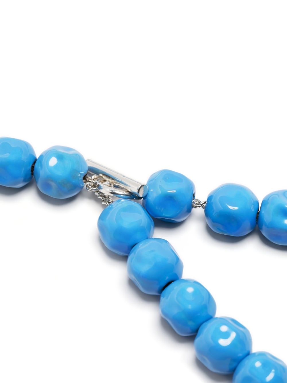 JIL SANDER Sky Blue Moon Necklace for Men - SS23 Collection