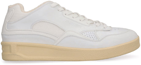 JIL SANDER Dragon Low-Top Sneakers with Tone-On-Tone Mesh Inserts for Men