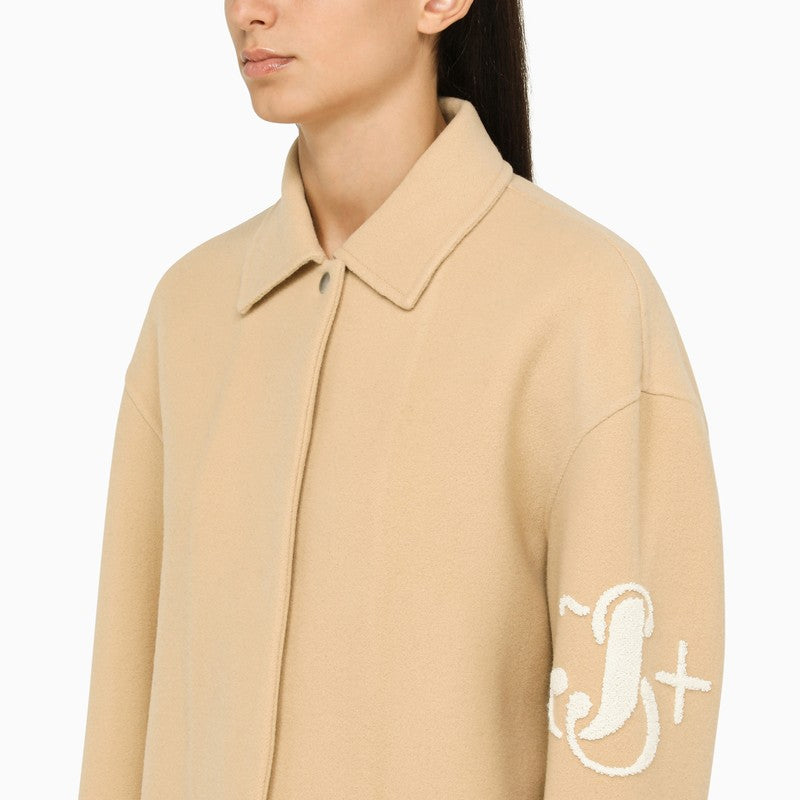 JIL SANDER Beige Wool Regular Jacket for Women