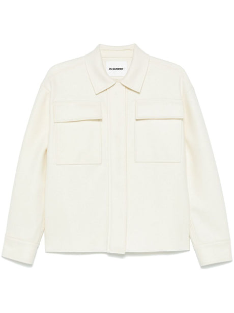 JIL SANDER Natural Cloth Jacket for Women - Fall/Winter 2024