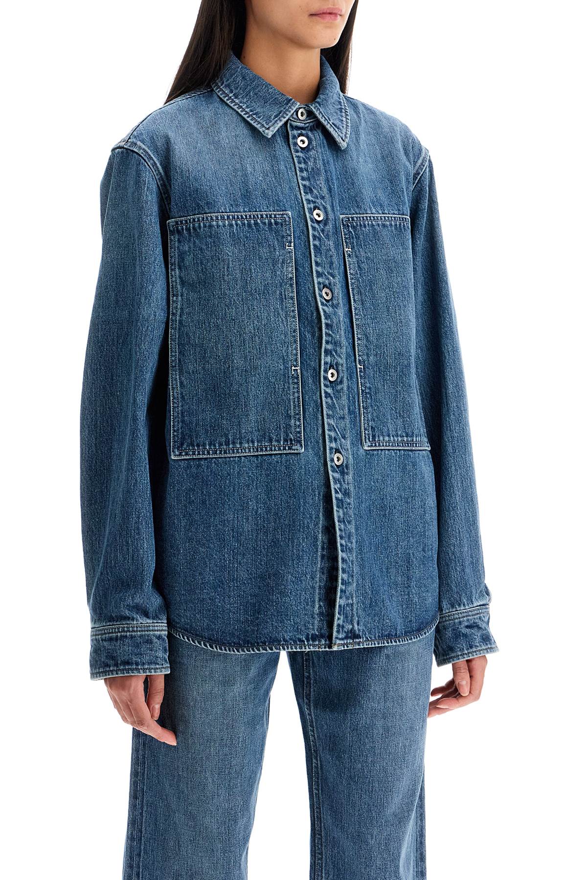 JIL SANDER Oversized Denim Shirt for Women - Relaxed Fit