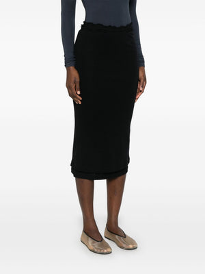 JIL SANDER Chic Double Layer Skirt for Women