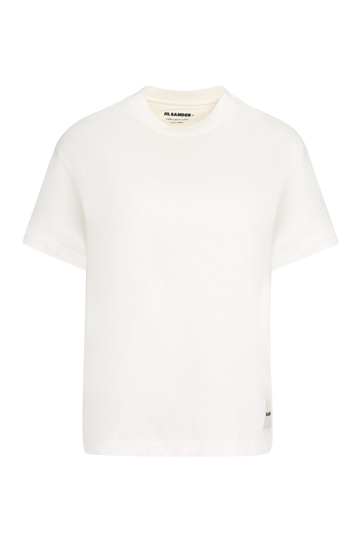 JIL SANDER Organic Cotton Ribbed T-Shirts Set of Three