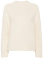 JIL SANDER Chunky Knit Sweater with Brushed Effect - Women’s Fall Style