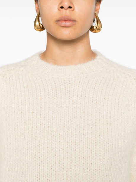 JIL SANDER Chunky Knit Sweater with Brushed Effect - Women’s Fall Style