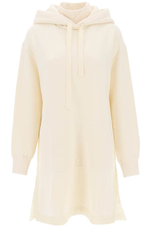 JIL SANDER Maxi Wool-Cotton Hoodie for Women