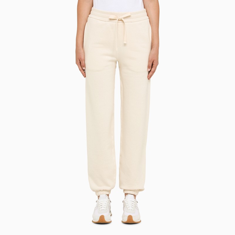 JIL SANDER Chic Beige Jogging Pants for Women