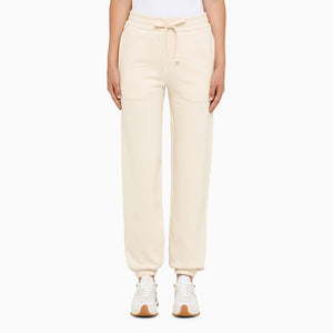 JIL SANDER Chic Beige Jogging Pants for Women