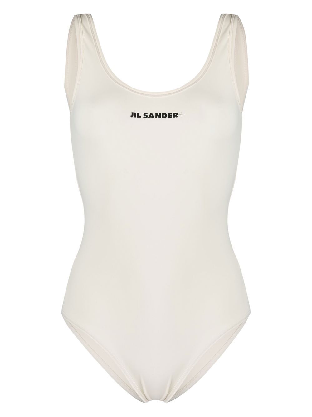 JIL SANDER Elegant One-Piece Swimsuit with Logo