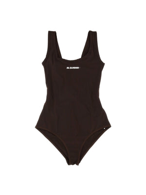 JIL SANDER Elegant One-Piece Swimsuit with Logo