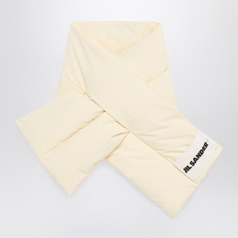 JIL SANDER Padded Logo Scarf