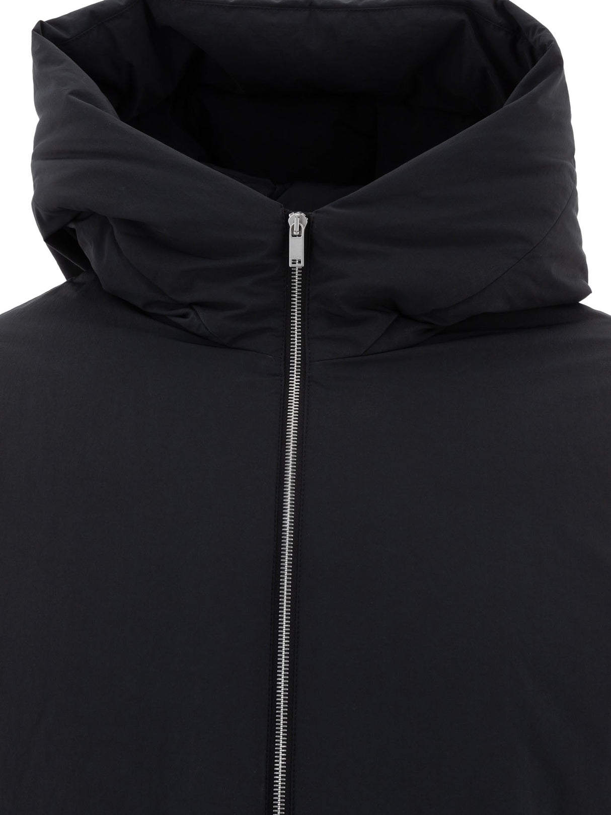 JIL SANDER Boxy Fit Hooded Down Jacket for Men