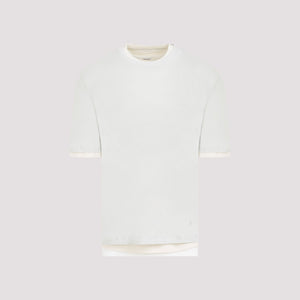 JIL SANDER Men's Grey Cotton T-shirt for SS24