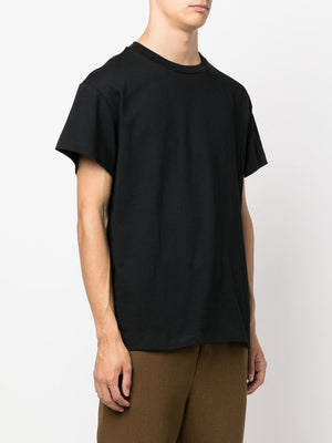 JIL SANDER Essential Organic Cotton Trio Tee Pack - Black