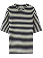 JIL SANDER Gray Striped Wool T-Shirt for Men - FW23 Collection