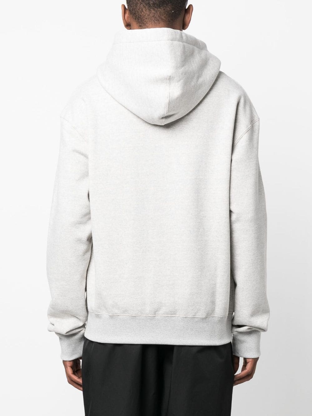 Áo Hoodie Cotton Màu Xám Tro Cho Nam