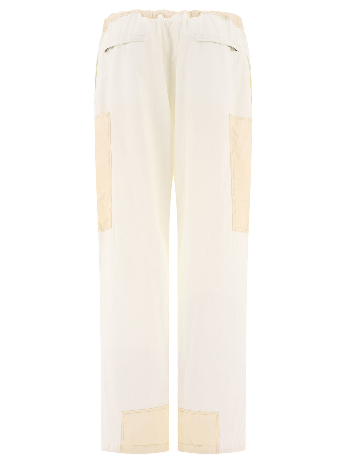 JIL SANDER Classic White Denim Straight Pants for Men