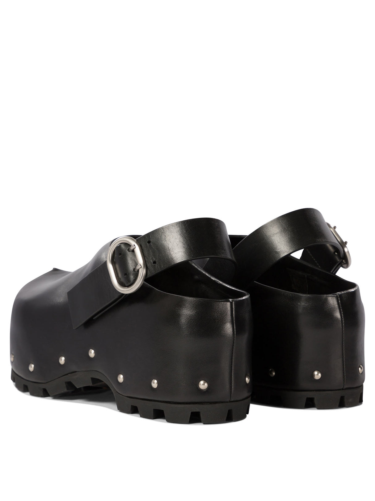 JIL SANDER Studded Leather Clogs for Men