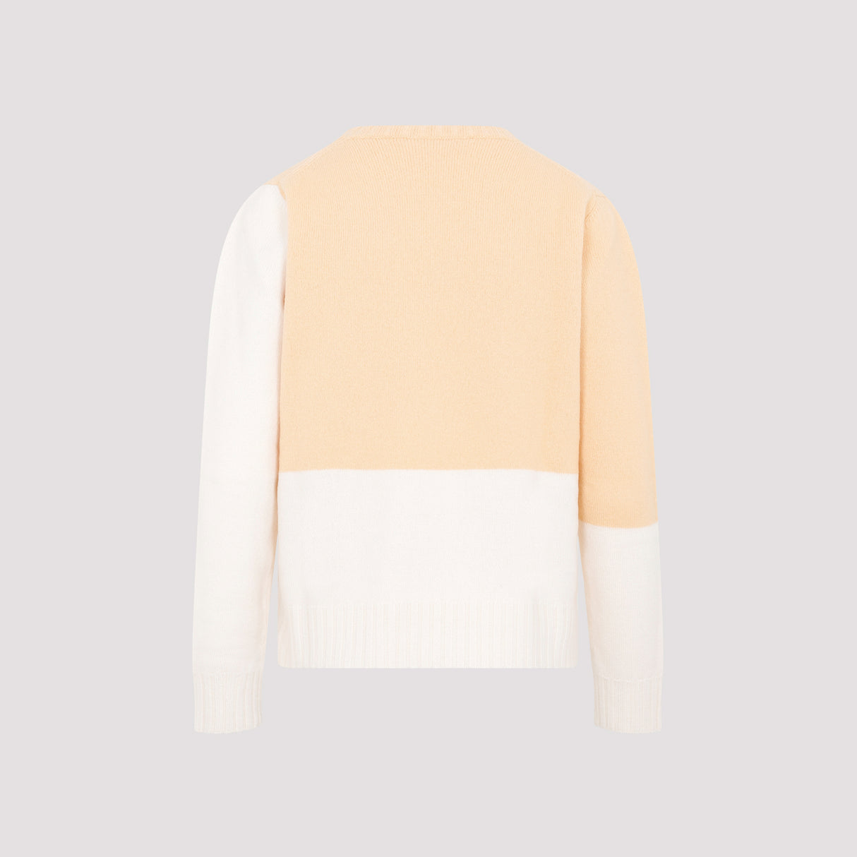 JIL SANDER Yellow & Orange Knit Wool Sweater for Women - SS23 Collection