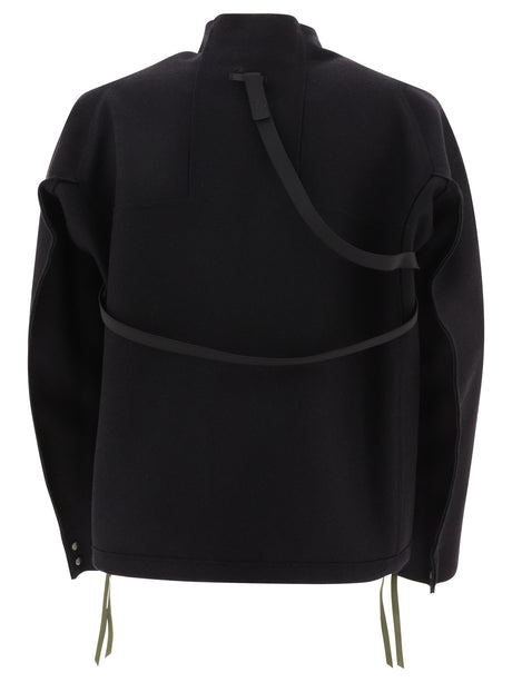 Men's Black Wool Jacket for FW23 by ACRONYM