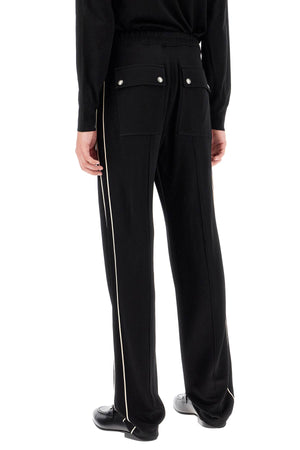 TOM FORD Viscose Joggers with Contrast Trim