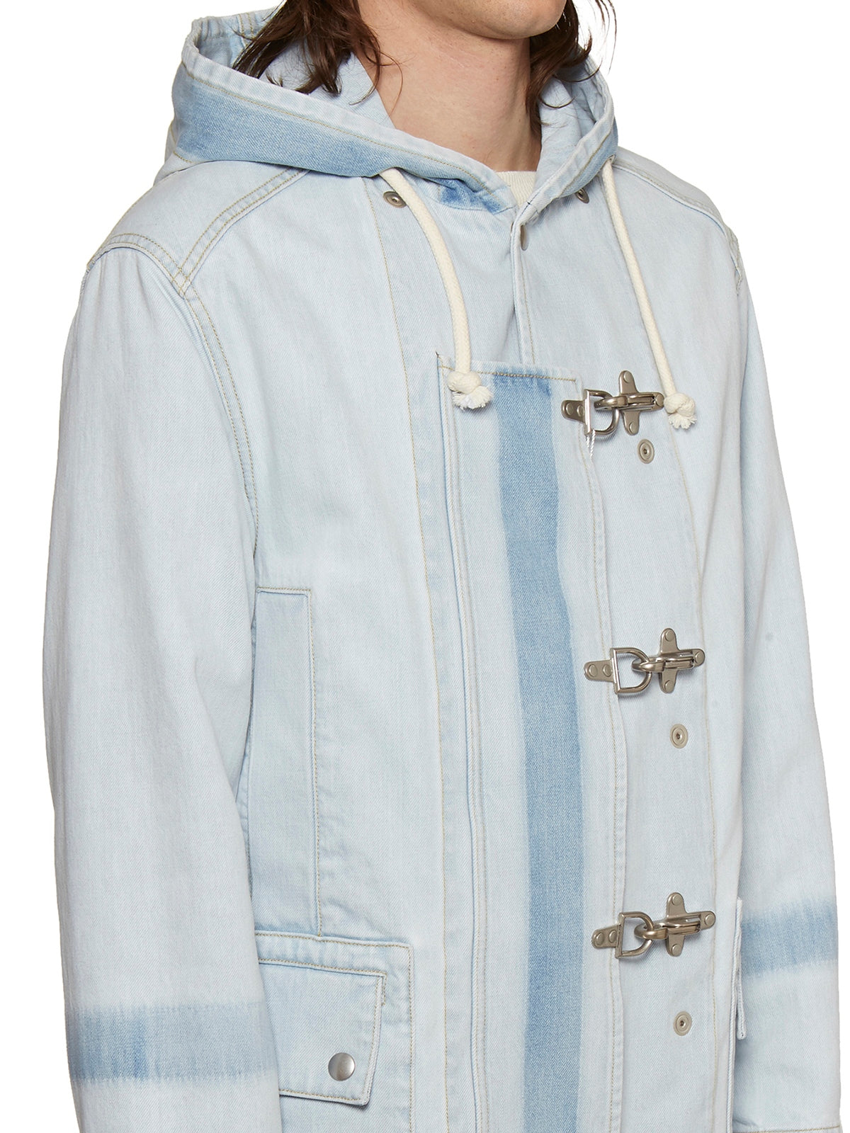 MM6 MAISON MARGIELA Double Up Your Style with This Blue Bomber Jacket for Men