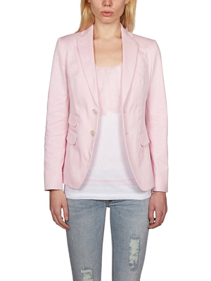 DSQUARED2 Pink Two Button Stretch Cotton Jacket for Women