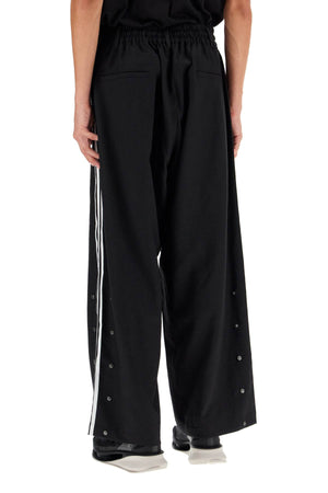 Y-3 Modern Wide-Leg Striped Performance Pants