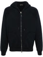 TOM FORD Classic Zip Hoodie for Men - Navy Blue