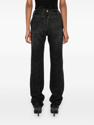 JEAN PAUL GAULTIER PADDED DEATILS DENIM Jeans