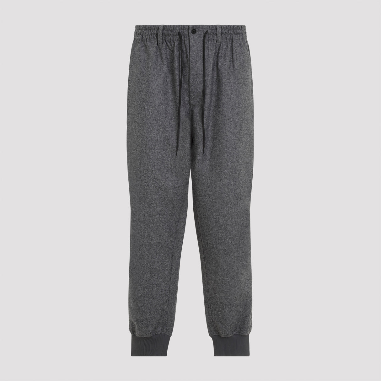 Y-3 Flannel Cuff Pants for Men - Fall/Winter 2024