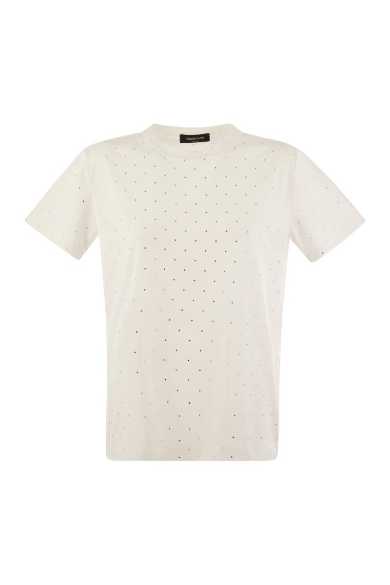 FABIANA FILIPPI Starry Sparkle Cotton Tee