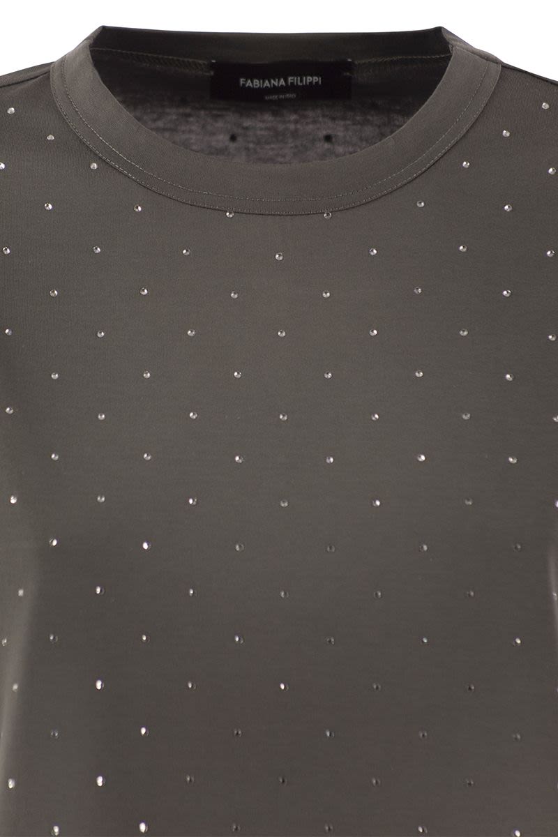 FABIANA FILIPPI Starry Sparkle Cotton Tee