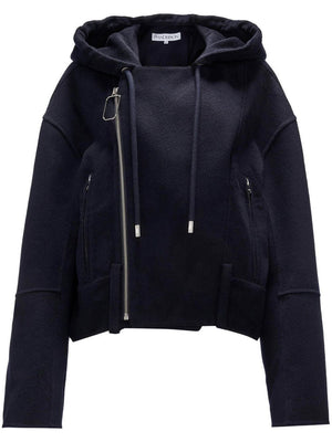 JW ANDERSON Double-Faced Hooded Biker Jacket for Women