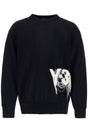 Y-3 Sustainable Knit Crew Sweater with Embroidered Logo - Men’s