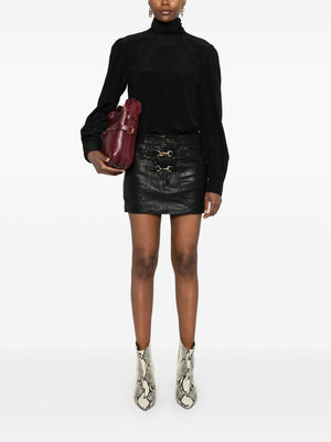 ISABEL MARANT Chic Leather Mini Skirt