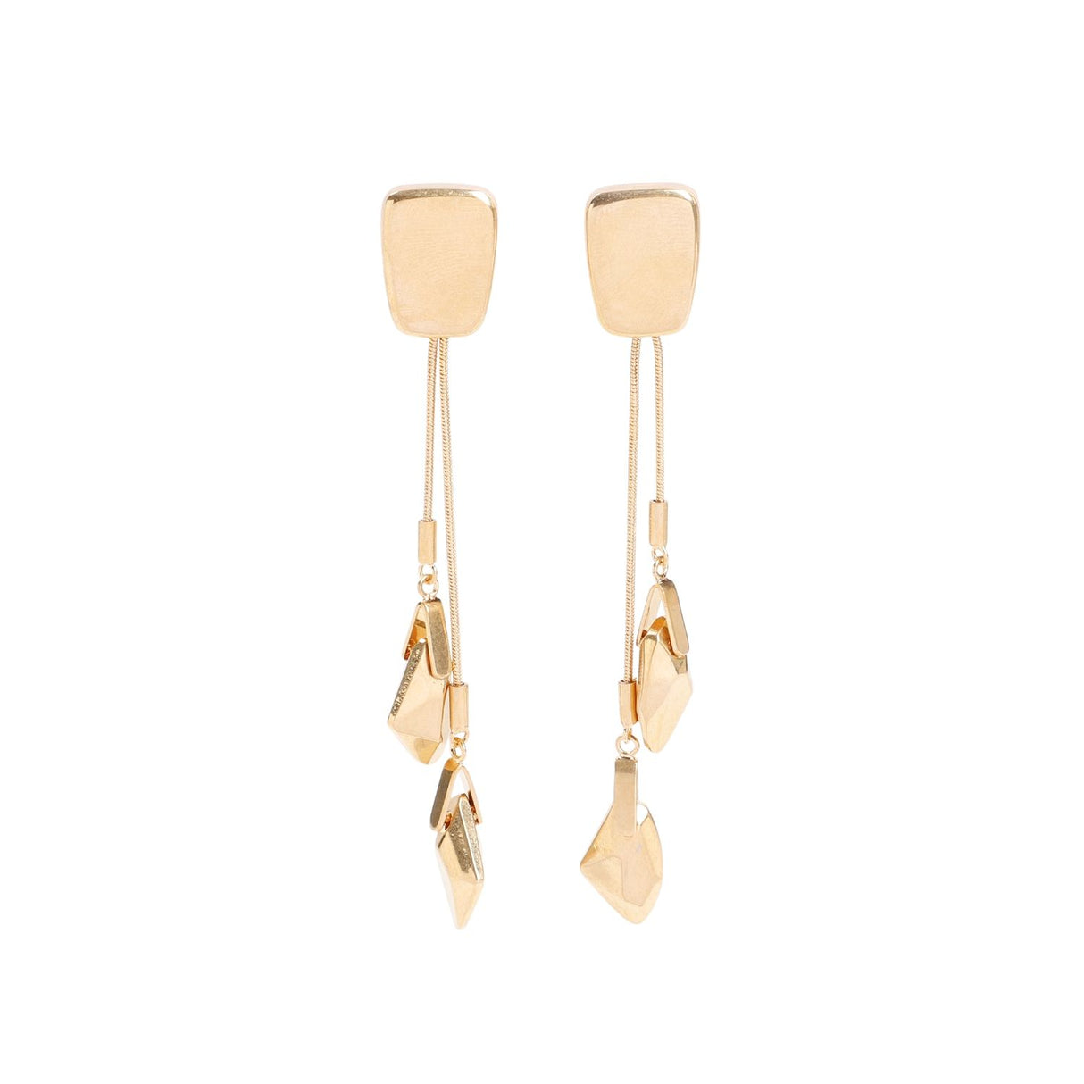 TOM FORD Lustrous Brass Mini Earrings