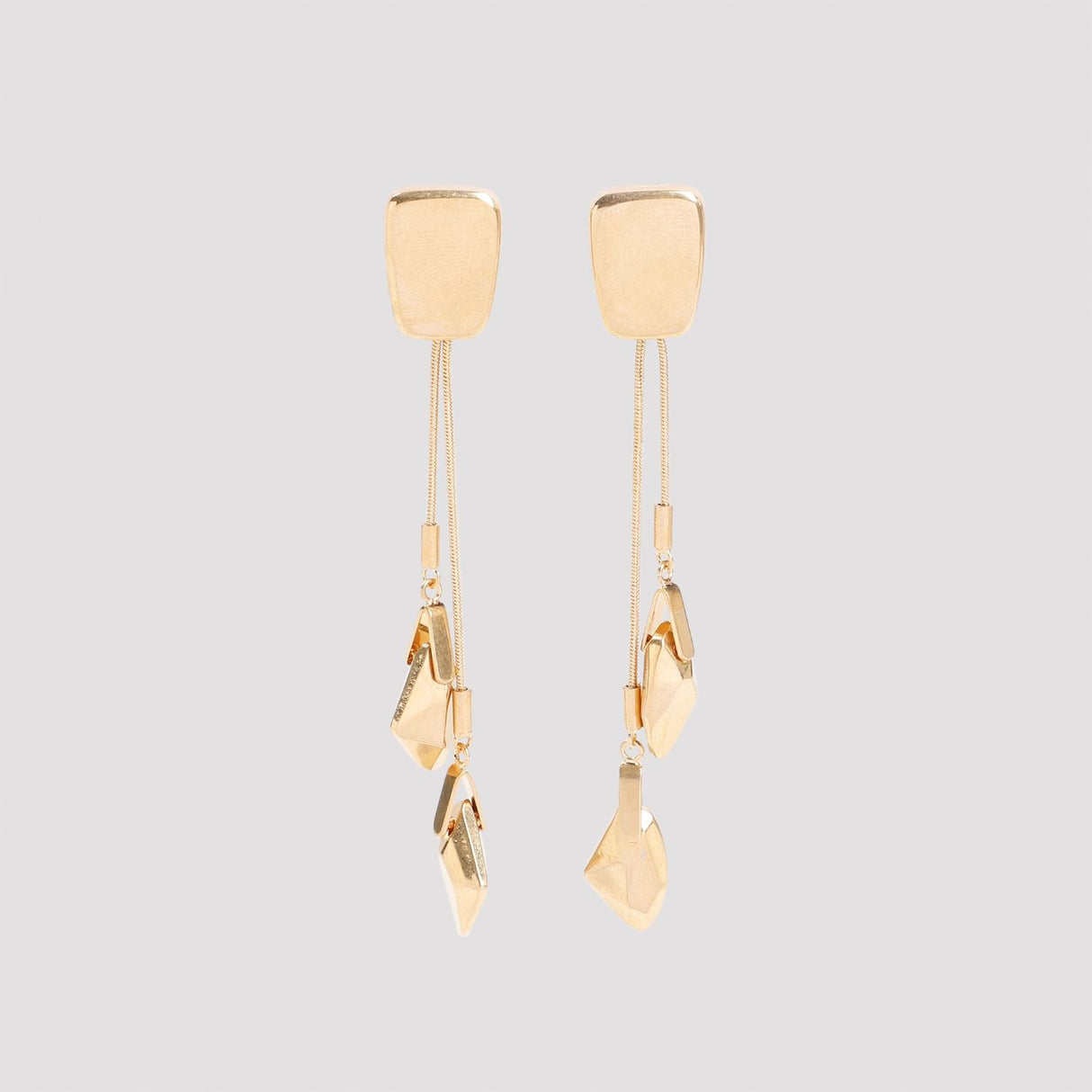 TOM FORD Lustrous Brass Mini Earrings