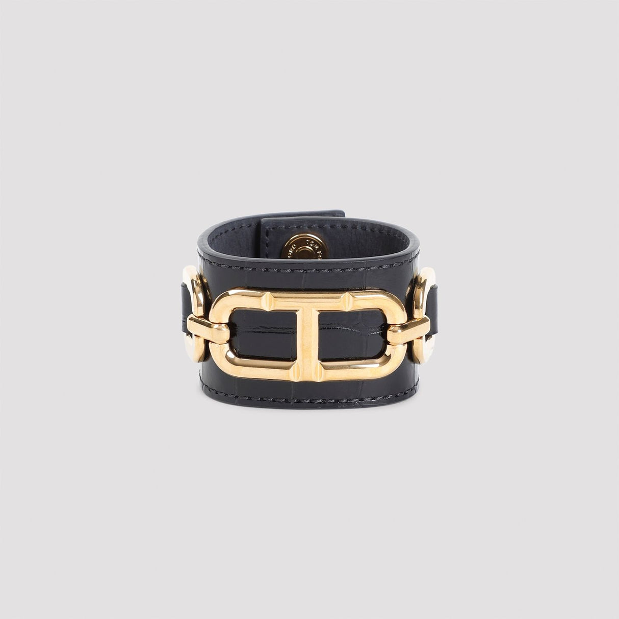 TOM FORD Croc-Embossed Cuff Bracelet - 4cm Height