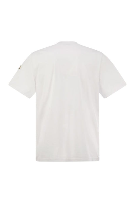 MONCLER Cotton Varsity Logo Pattern T-Shirt - SS25