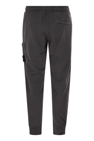 STONE ISLAND Men's Cotton Trousers with Drawstring