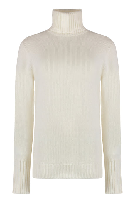 THE (ALPHABET) Elegant Cashmere Turtleneck Pullover