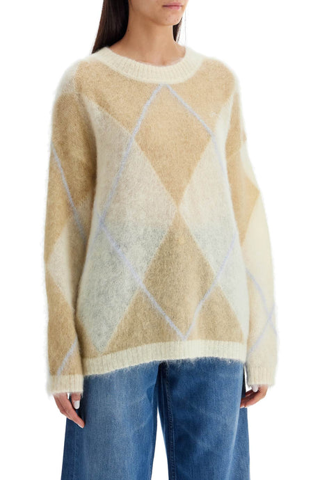 GANNI Rhombus Knit Sweater for Women